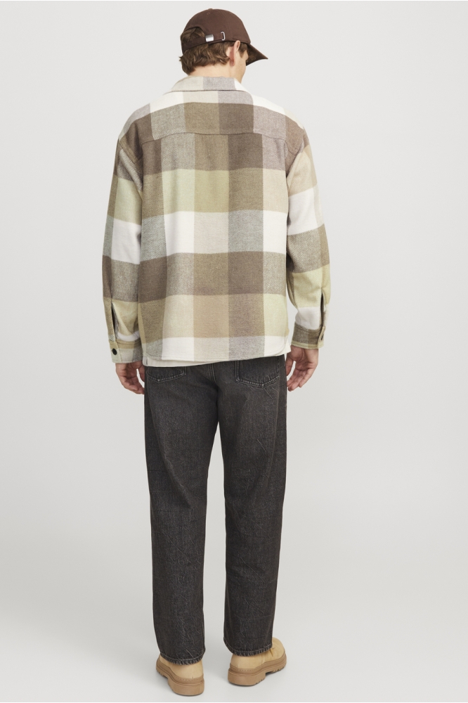 JJEBRADLEY OLLIE OVERSHIRT LS NOOS 12257199 Falcon/CHECKS
